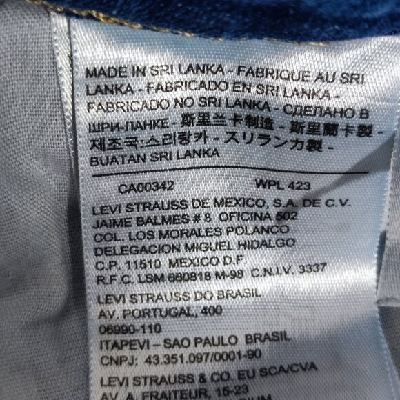 Levi's jeans women's sz 6/28 denim blue colour Demi Curve Modern Rise Straight - Picture 9 of 16
